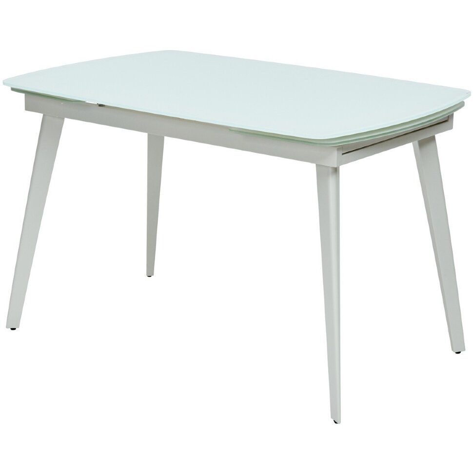 Стол ELIOT 120 FROSTED SUPER WHITE белое матовое стекло/ белый каркас М-City Стол ELIOT 120 FROSTED SUPER WHITE белое матовое стекло/ белый каркас М-City