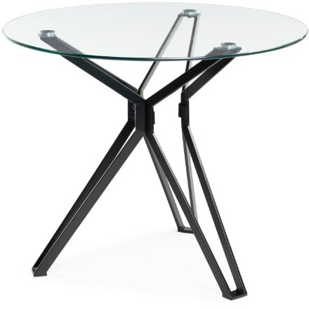 Стол стеклянный Roko 80 black 