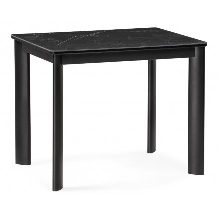 Керамический стол Кина 90(130)х65х76 shakespeare black / черный 