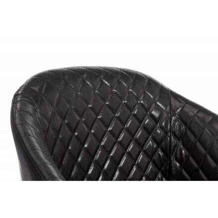 Стул на металлокаркасе Patrol shiny black 