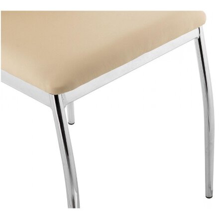 Стул на металлокаркасе Okus beige 
