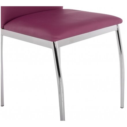Стул на металлокаркасе Okus purple 