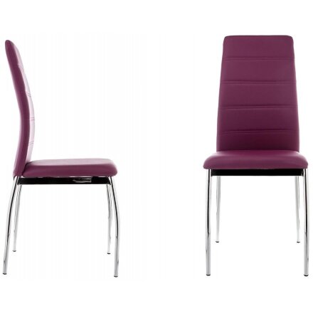 Стул на металлокаркасе Okus purple 