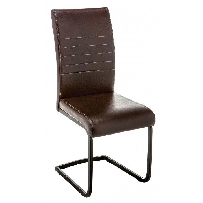 Стул на металлокаркасе Porte shiny brown Стул на металлокаркасе Porte shiny brown