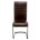 Стул на металлокаркасе Porte shiny brown 