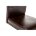 Стул на металлокаркасе Porte shiny brown 