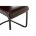 Стул на металлокаркасе Porte shiny brown 