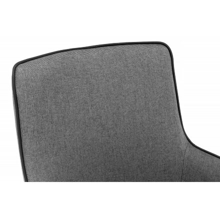 Стул на металлокаркасе Benza grey / black 
